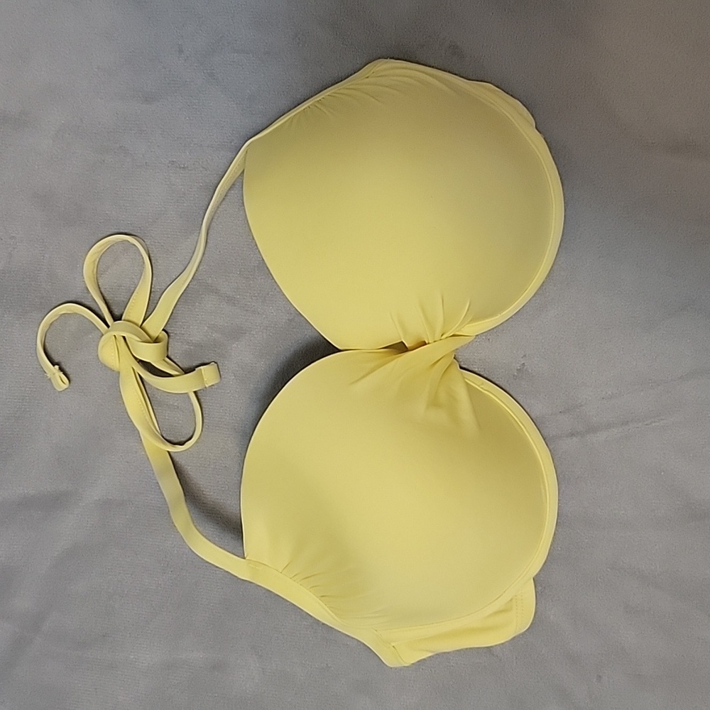 Swim Bra, Size D/DD, Color Yellow